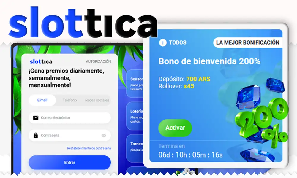 Activación bono bienvenida