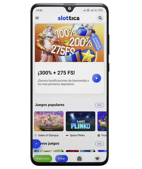 Slottica aplicación Chile